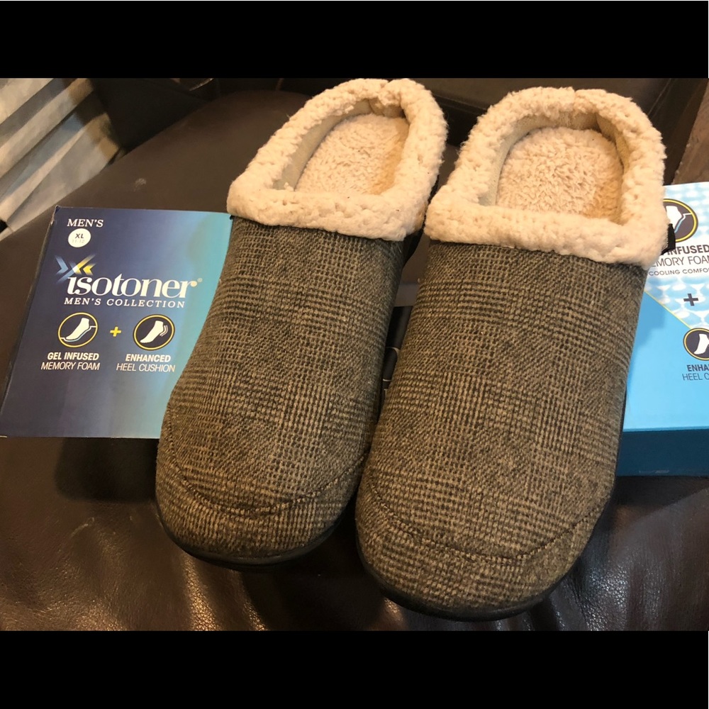 New men’s Isotoner slippers